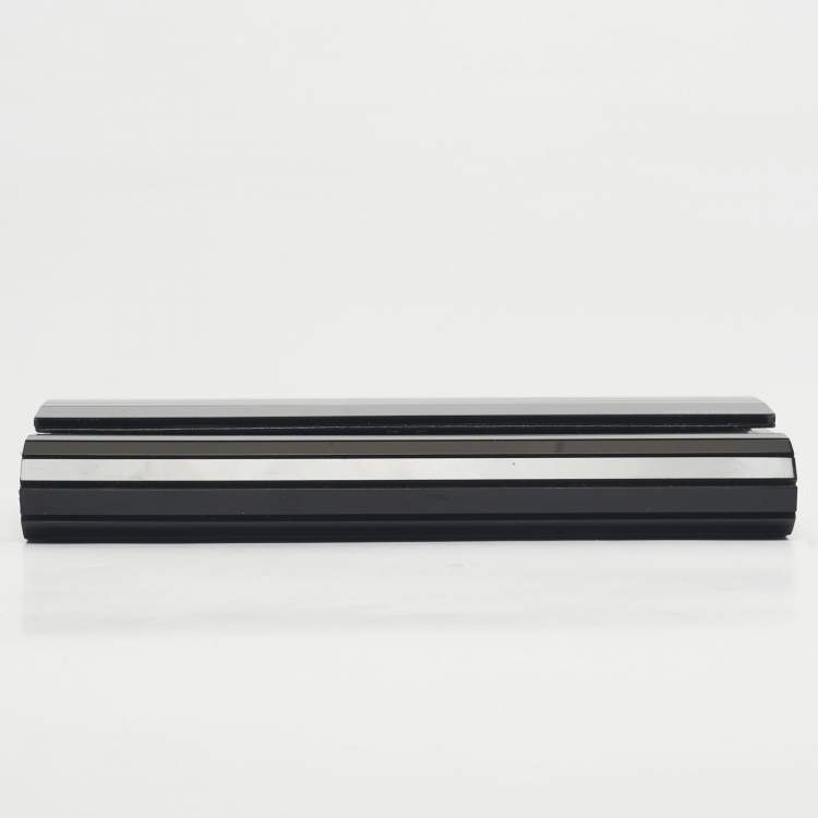 Pre Owned Jimmy Choo Black Acrylic Sweetie Chain Clutch