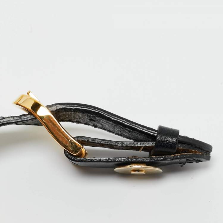 Pre Owned Jimmy Choo Brown Leopard Print Calf Hair Frame Pouch