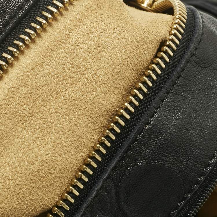 Pre Owned Jimmy Choo Black Leather Saba Hobo