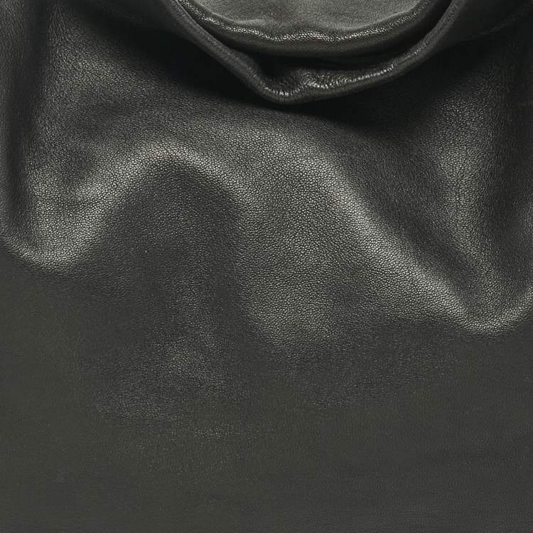 Pre Owned Jimmy Choo Black Leather Saba Hobo