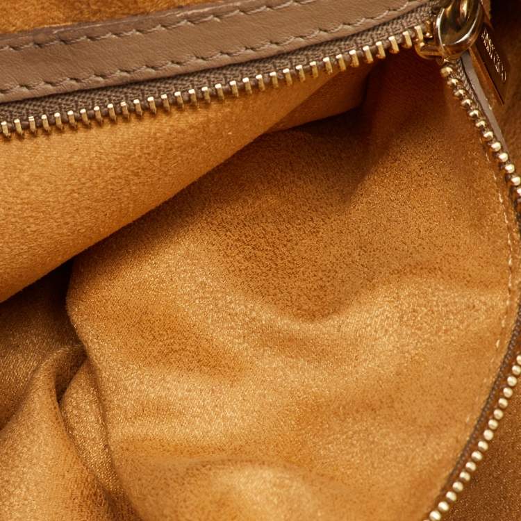 مملوكة مسبقًا Jimmy Choo Metallic Brown Python Rosalie Satchel