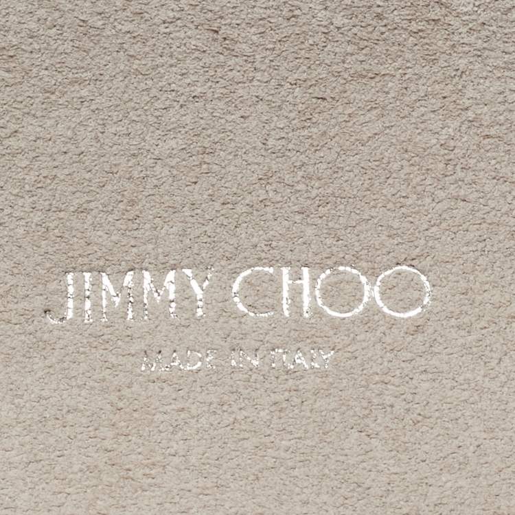 Pre Owned Jimmy Choo Lockett City Green Velvet Shoulder Bag