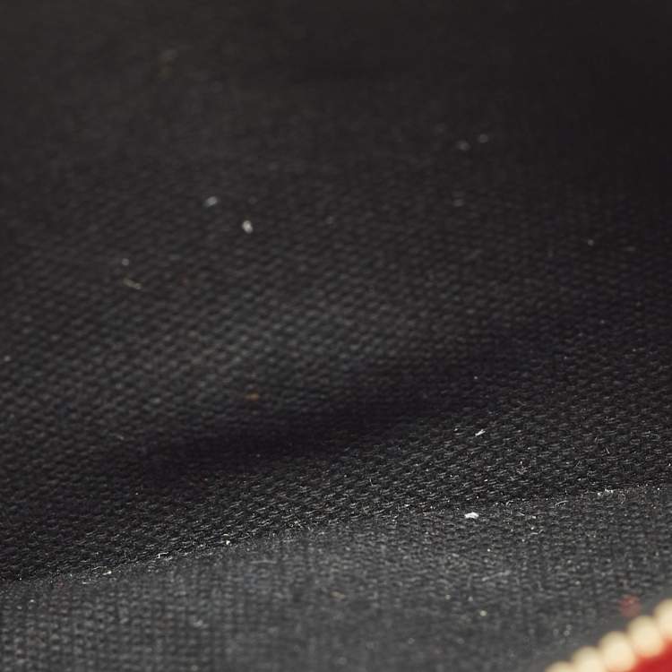 Pre Owned Jimmy Choo Palace Red Leather Clutch Bag