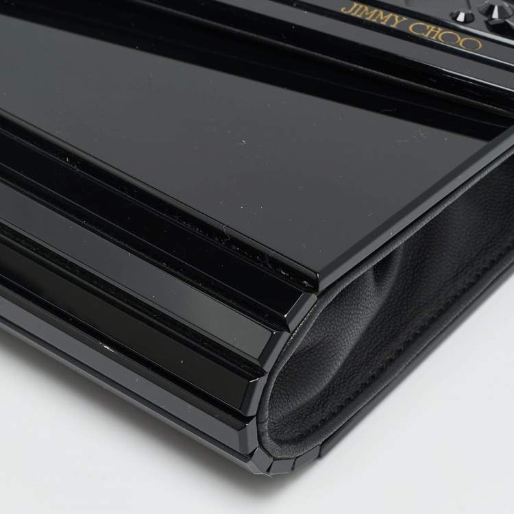 مملوكة مسبقًا حقيبة كلتش جيمي تشو كاندي أكريليك زرقاء