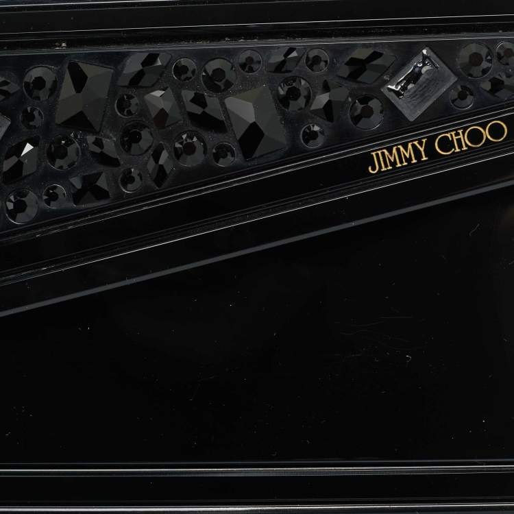 مملوكة مسبقًا حقيبة كلتش جيمي تشو كاندي أكريليك زرقاء