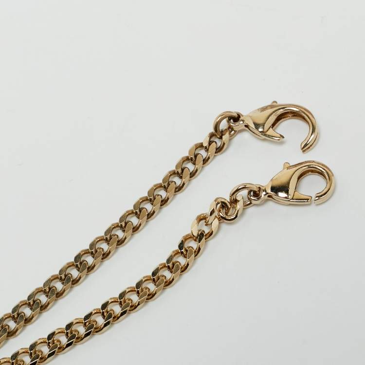 Pre Owned Jimmy Choo Celeste Pink Glitter Chain Clutch