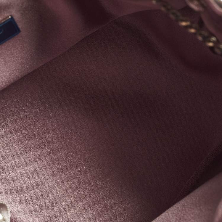 Pre Owned Jimmy Choo BonBon Pink Mirror Leather Bucket Bag