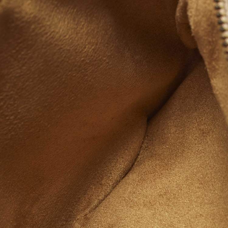 Pre Owned Jimmy Choo Shadow Chain Peach Leather Bag