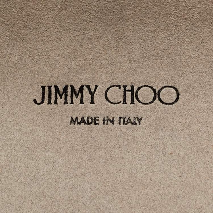 مملوكة مسبقًا Jimmy Choo Lockett City Off White Brushed Leather Shoulder Bag