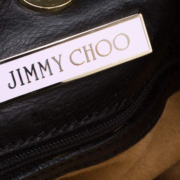 Pre Owned Jimmy Choo Multicolor Zebra Print Calfhair and Snakeskin Trim Odette Shopper Tote