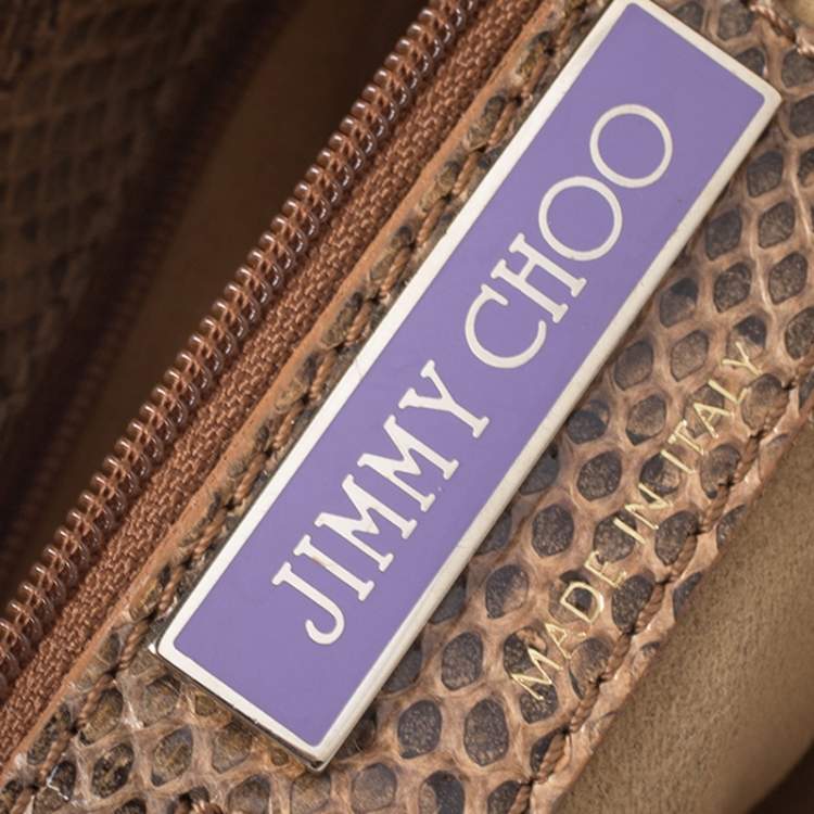 Pre Owned Jimmy Choo Python Ramona Shoulder Bag