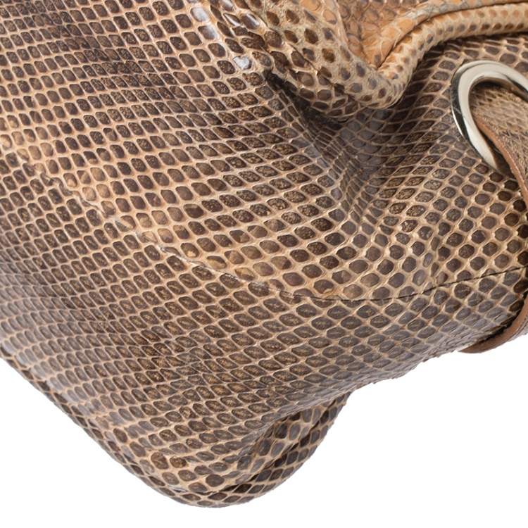 Pre Owned Jimmy Choo Python Ramona Shoulder Bag