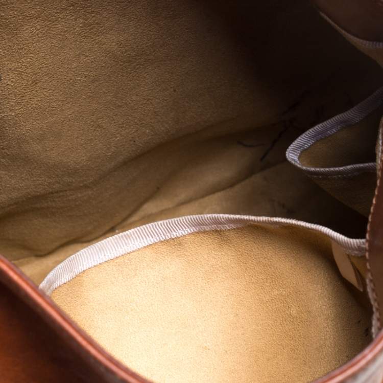 Pre Owned Jimmy Choo Tan Leather Ruby Hobo