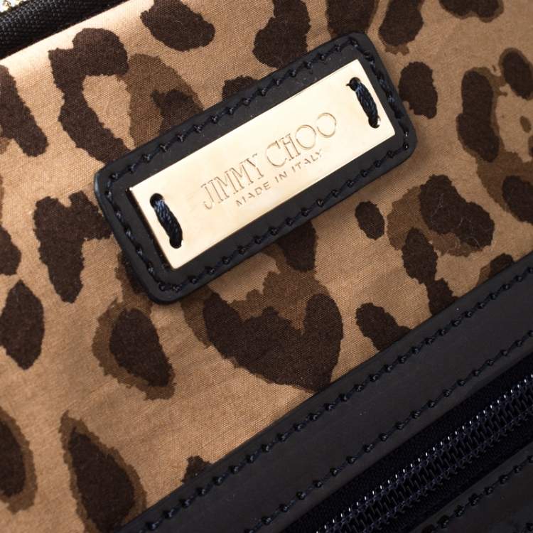 مملوكة مسبقًا Jimmy Choo Black Patent Leather Terence Suitcase