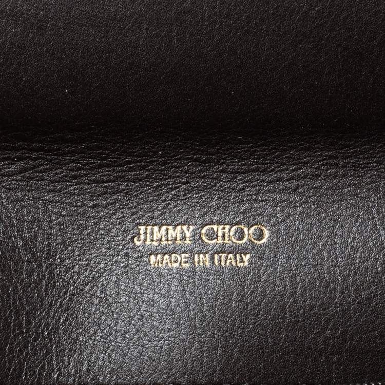Pre Owned Jimmy Choo Brown/Beige Leopard Print Calfhair and Leather Clutch