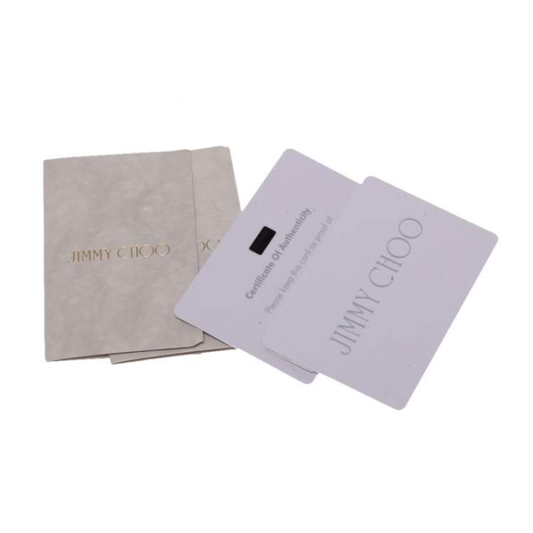 Pre Owned Jimmy Choo Beige Patent Leather Carmen Clutch