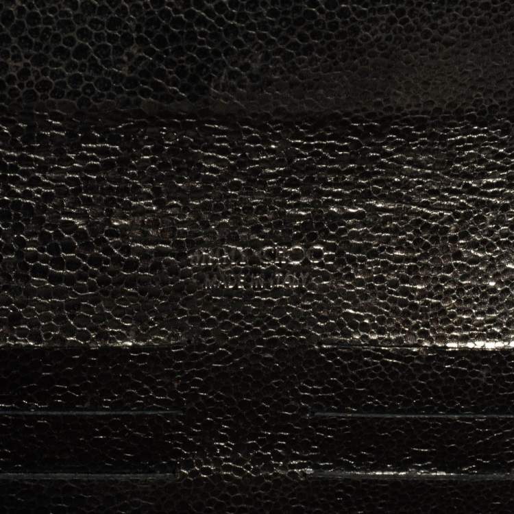 مملوكة مسبقًا Jimmy Choo Silver Lamé Glitter Riane Clutch