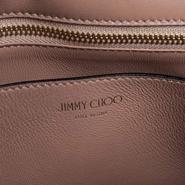 Pre Owned Jimmy Choo Brown Python Rebel Shoulder Bag