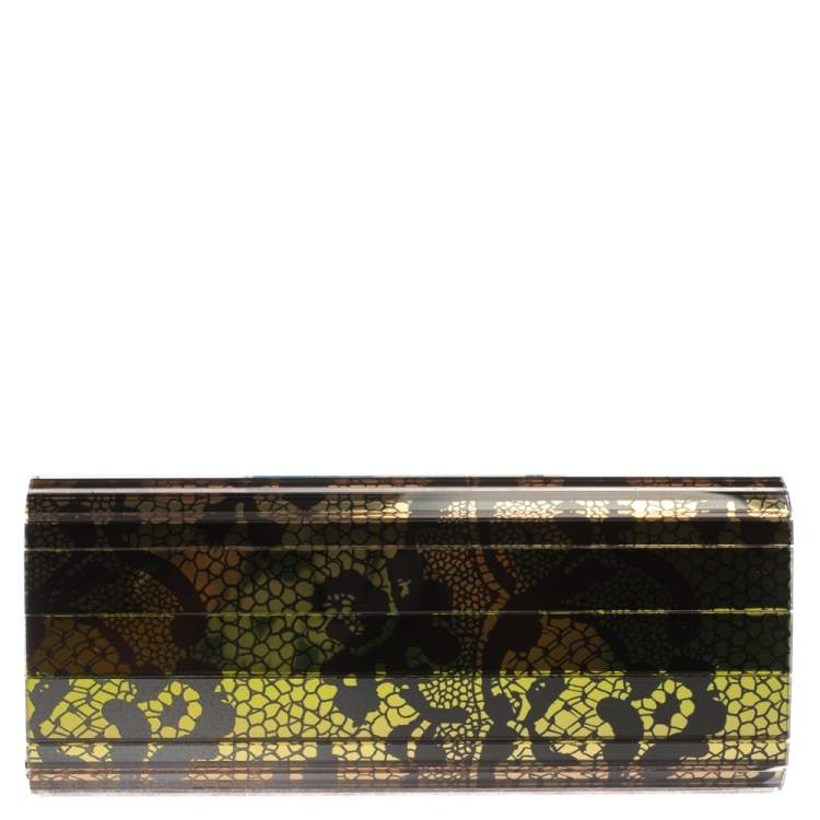 مملوكة مسبقًا Jimmy Choo x Rob Pruitt Multicolor Acrylic Sweetie Clutch