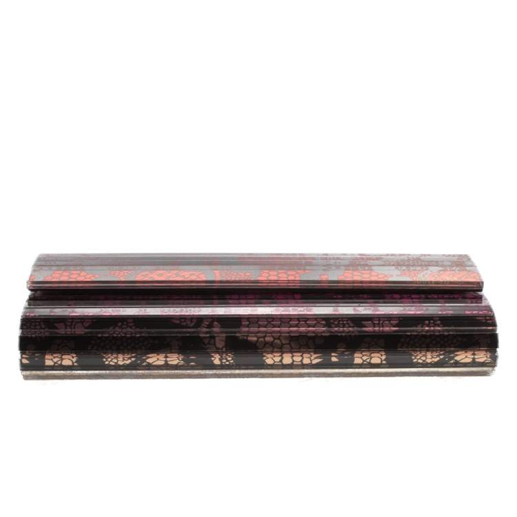 مملوكة مسبقًا Jimmy Choo x Rob Pruitt Multicolor Acrylic Sweetie Clutch