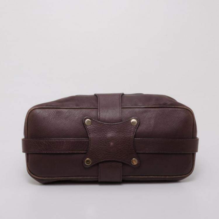Pre Owned Jimmy Choo Small Brown Leather Ramona  