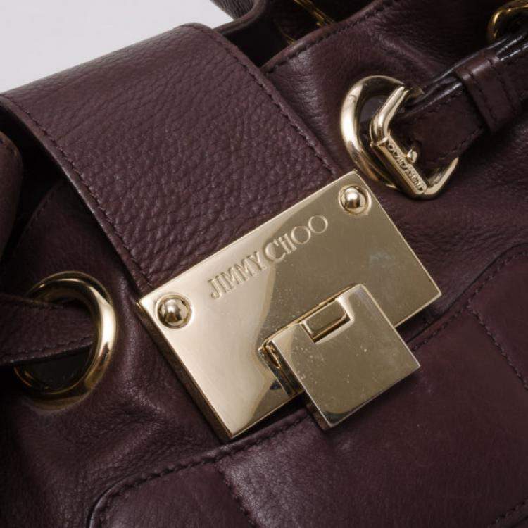 Pre Owned Jimmy Choo Small Brown Leather Ramona  