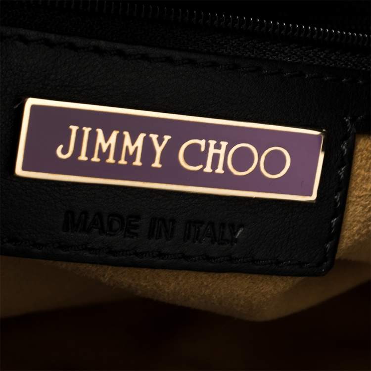 Pre Owned Jimmy Choo Black Patent Leather Ramona Shoulder Bag