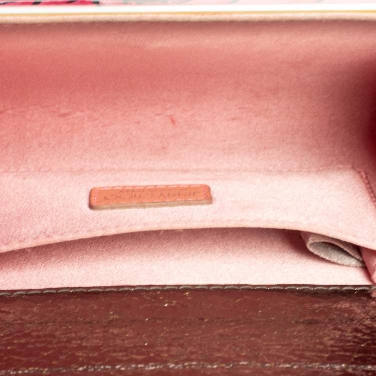 Pre Owned Jimmy Choo Pink Acrylic I Want Choo Candy Clutch Bag