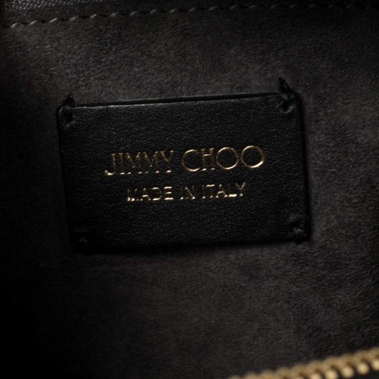 Pre Owned Jimmy Choo Black Leather Small Varenne Bowler Bag