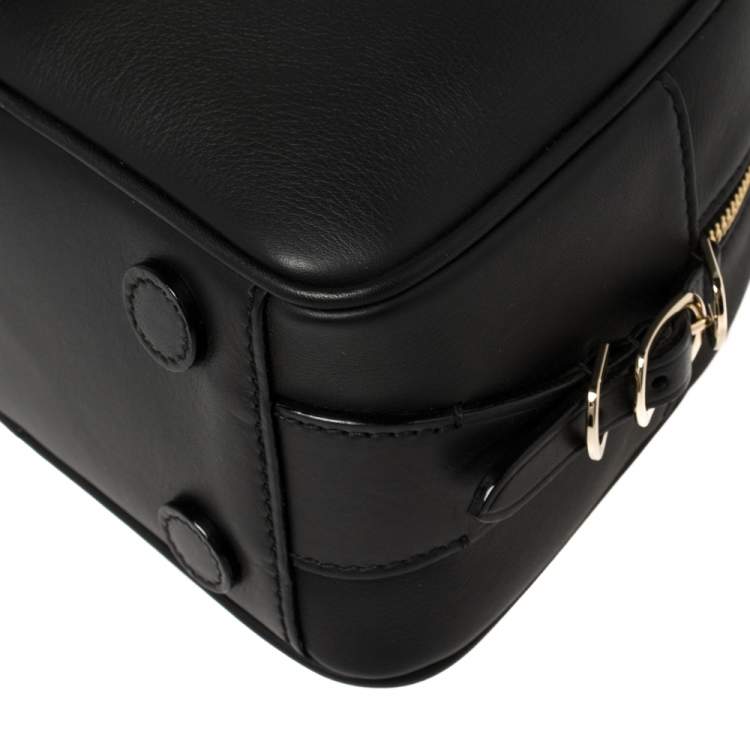 Pre Owned Jimmy Choo Black Leather Small Varenne Bowler Bag