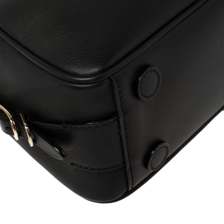 Pre Owned Jimmy Choo Black Leather Small Varenne Bowler Bag