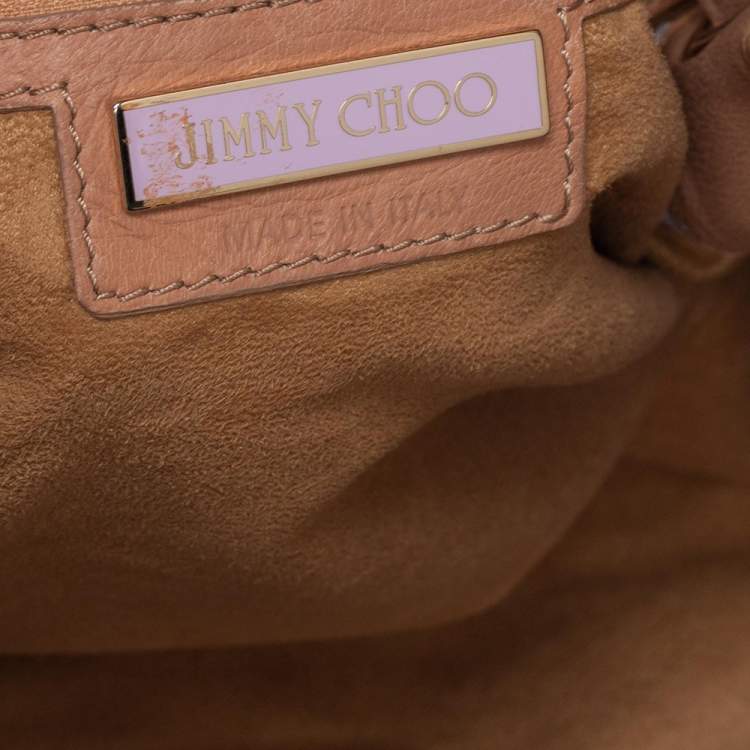 مملوكة مسبقًا Jimmy Choo Beige Leather Ramona Shoulder Bag