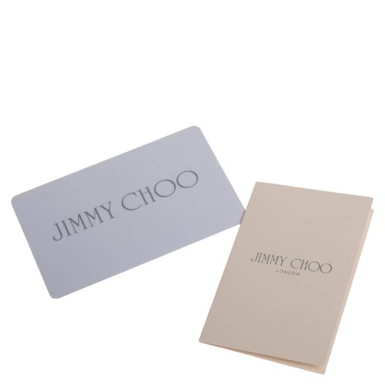 Pre Owned Jimmy Choo Beige Acrylic Candy Chain Clutch 