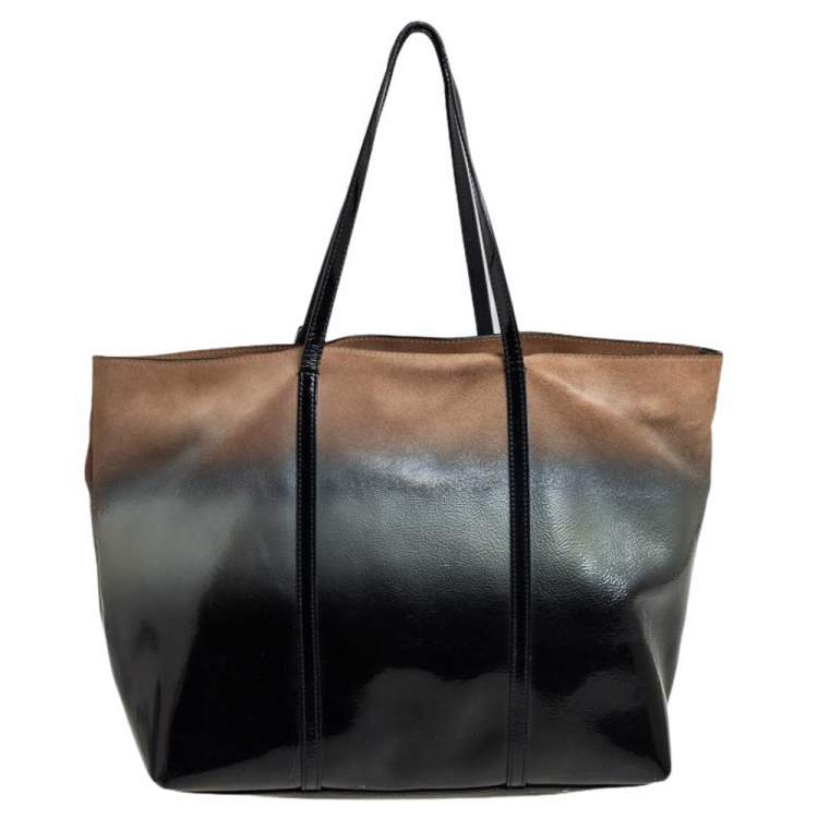 Pre Owned Jimmy Choo Multicolor Coated Suede Sasha Tote