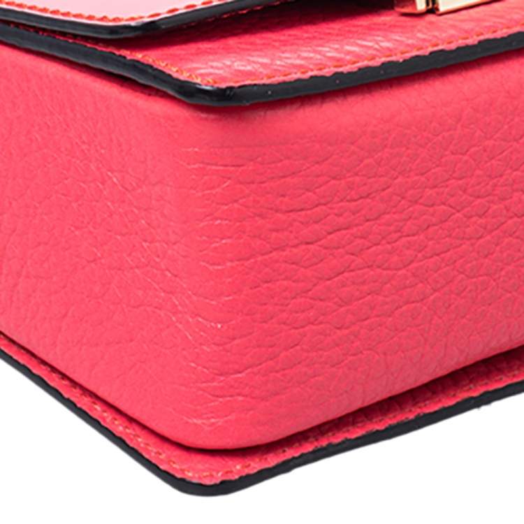 مملوكة مسبقًا Jimmy Choo Pink Leather Top Flap Handle Bag