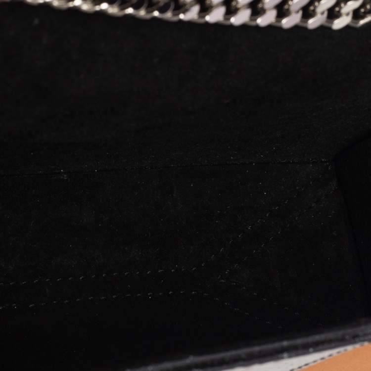 مملوكة مسبقًا Jimmy Choo Brown/Black Satin And Leather Lockett Shoulder Bag