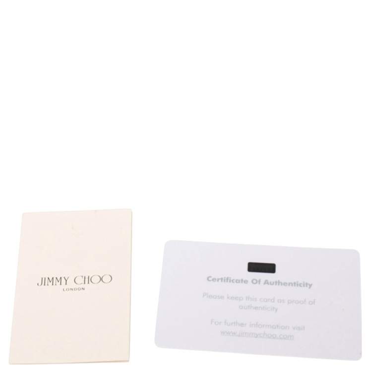 Pre Owned Jimmy Choo Black Leather Studded Oversized Clutch