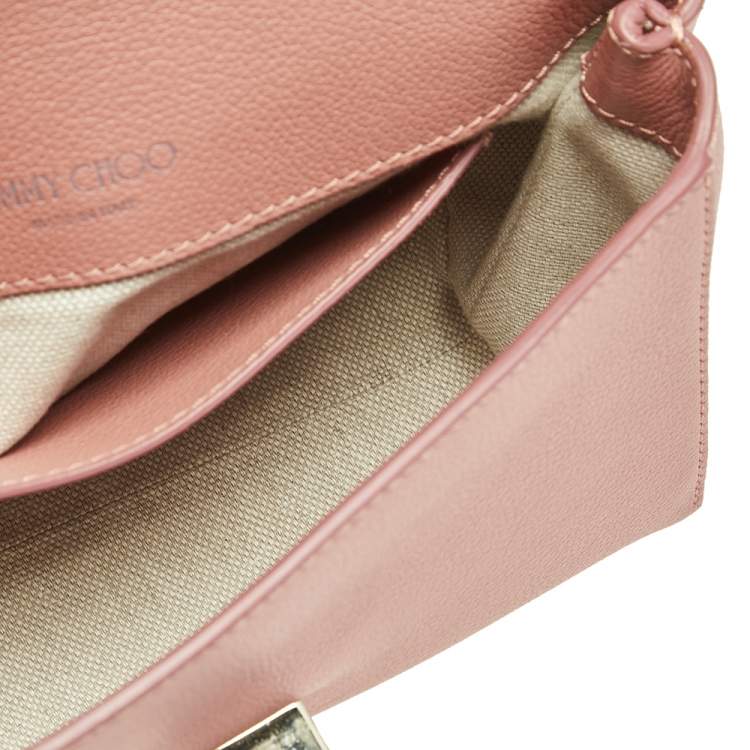 مملوكة مسبقًا Jimmy Choo Pink Leather XB Marianne Shoulder Bag