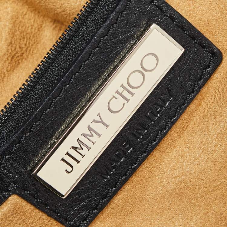 Pre Owned Jimmy Choo Black Cut Out Leather Lohla Hobo