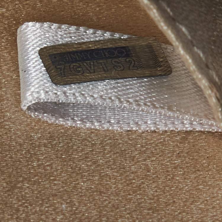 Pre Owned Jimmy Choo Black Acrylic Sweetie Chain Clutch