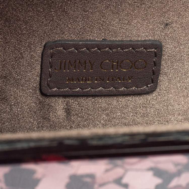 Pre Owned Jimmy Choo Pink Acrylic Candy Chain Clutch