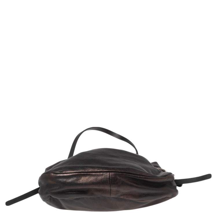 مملوكة مسبقًا Jimmy Choo Black Leather Shoulder Bag