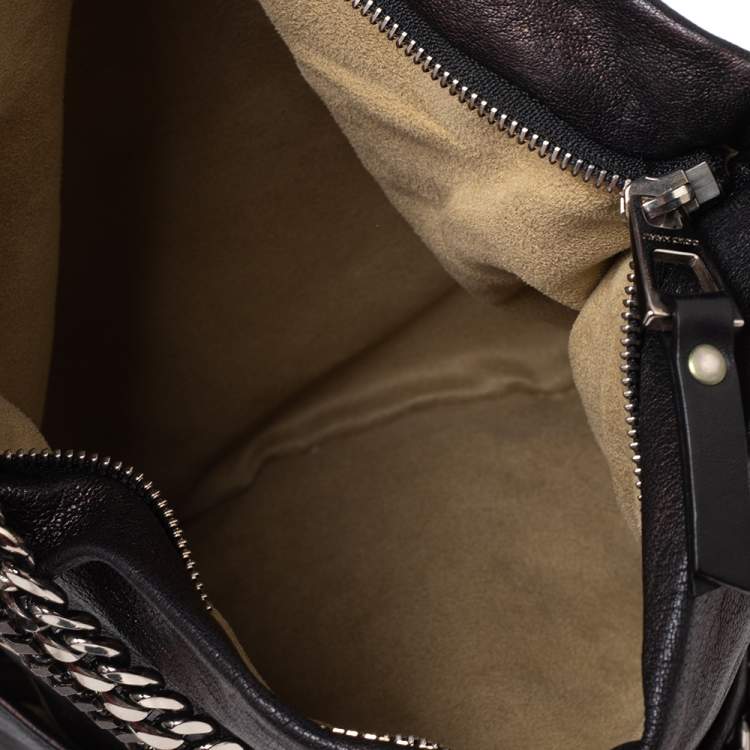 مملوكة مسبقًا Jimmy Choo Black Leather Shoulder Bag