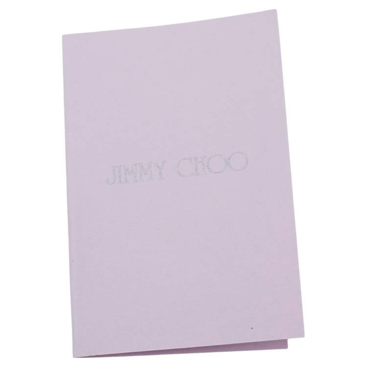 Pre Owned Jimmy Choo Metallic Purple Leather Tulita Hobo