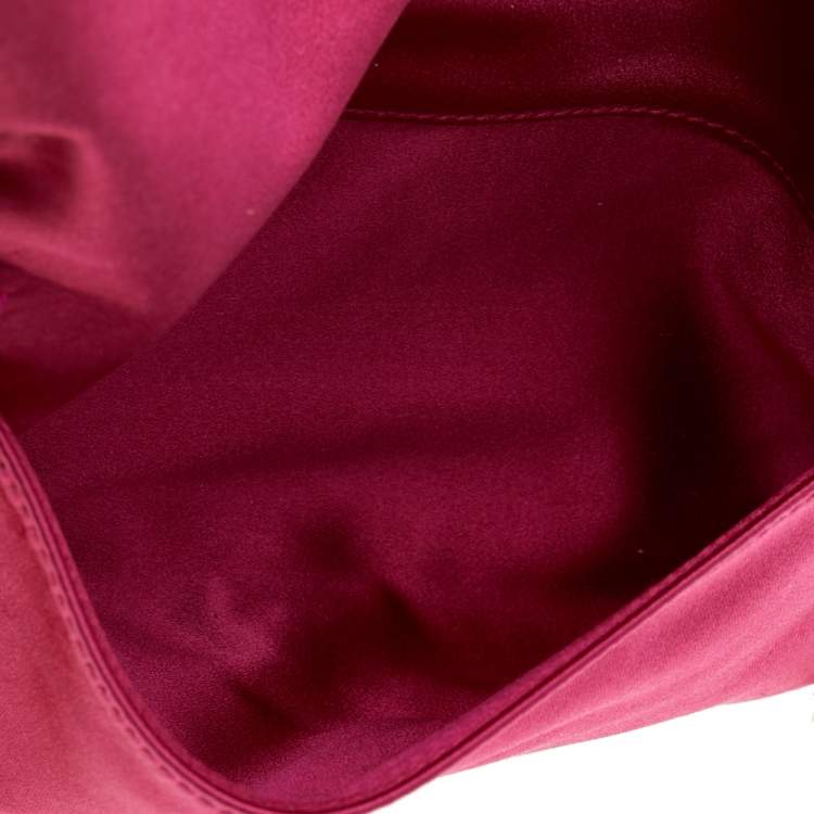 مملوكة مسبقًا Jimmy Choo Pink Satin Titania Shoulder Bag