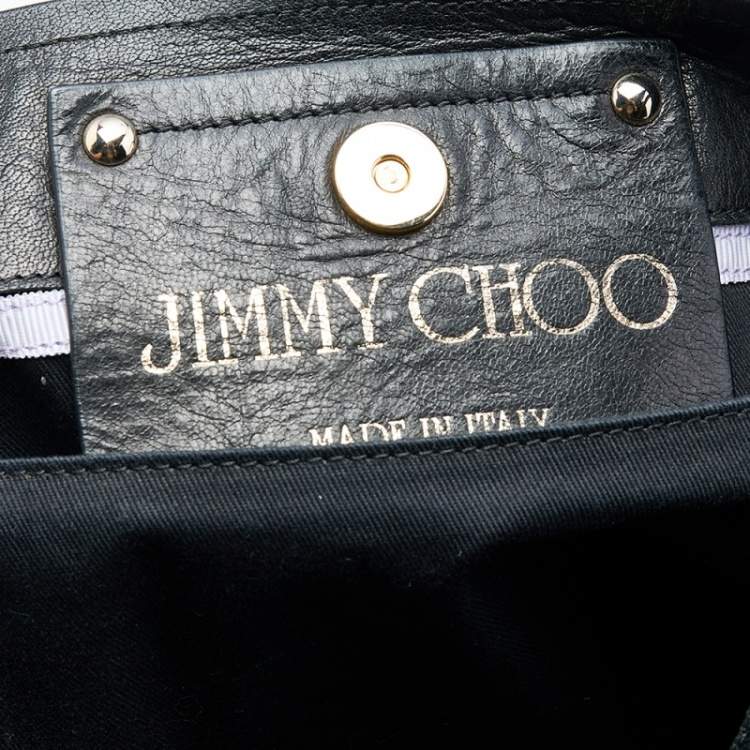 Pre Owned Jimmy Choo Multicolor Printed Coated Canvas Scarlet Tote