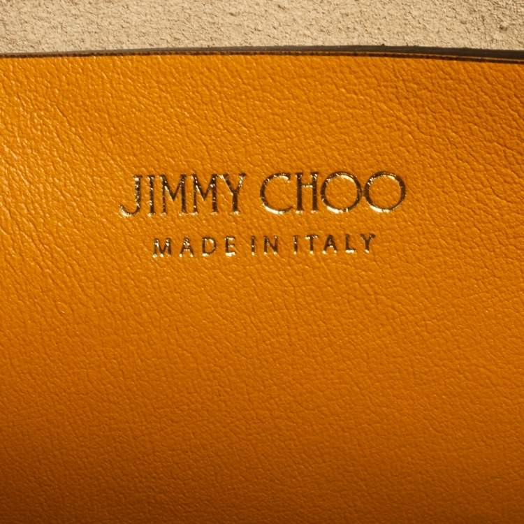 مملوكة مسبقًا Jimmy Choo Mustard Croc Embossed Leather Varenne Shoulder Bag