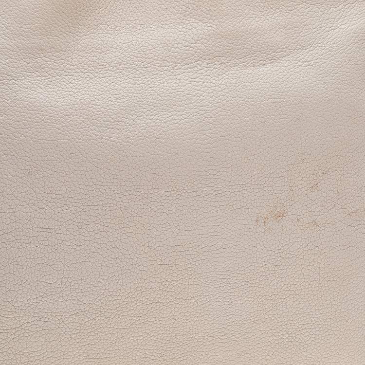 Pre Owned Jimmy Choo Beige Leather Large Charlie Tote