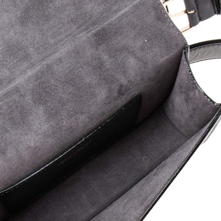 Pre Owned Jimmy Choo Black Leather Varenne Belt Bag