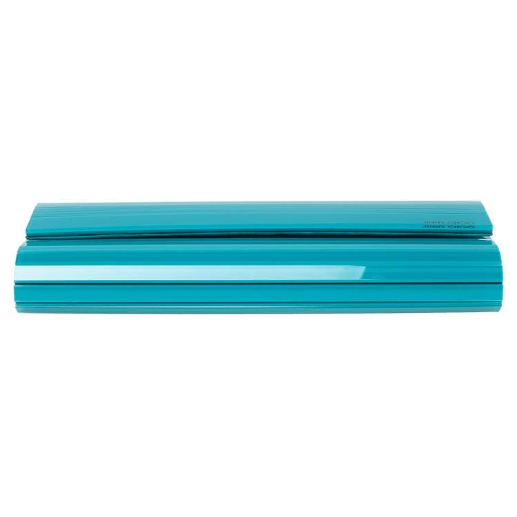 Pre Owned Jimmy Choo Teal Blue Acrylic Sweetie Clutch